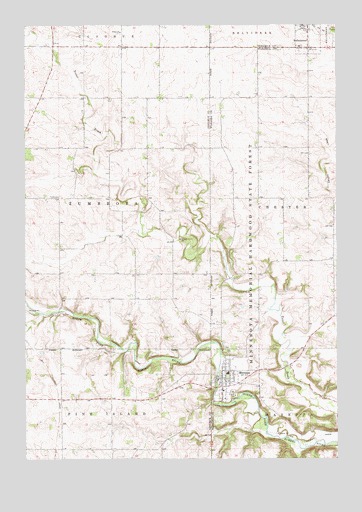 Mazeppa, MN USGS Topographic Map