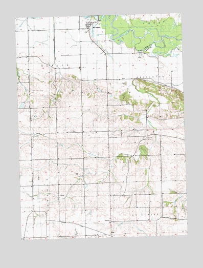 McCausland, IA USGS Topographic Map