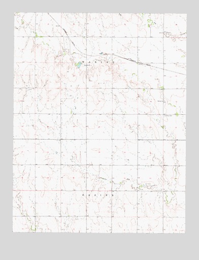 McCracken SW, KS USGS Topographic Map