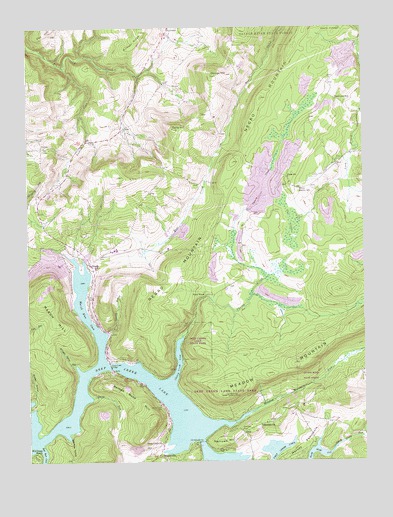 McHenry, MD USGS Topographic Map