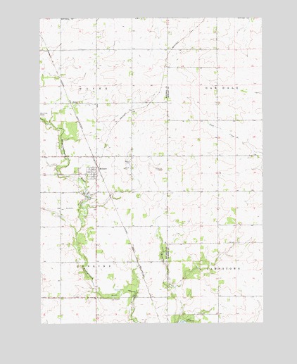 McIntire, IA USGS Topographic Map