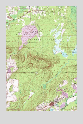 McKinley, MN USGS Topographic Map