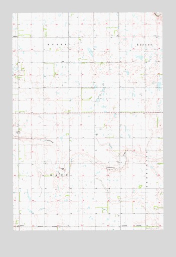 Medberry, ND USGS Topographic Map