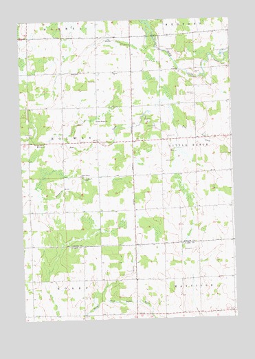 Medford SW, WI USGS Topographic Map