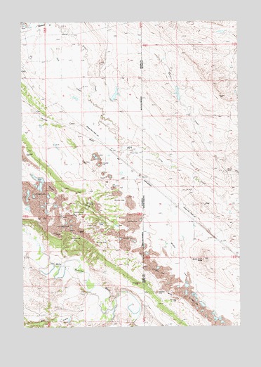 Middle Creek Butte, SD USGS Topographic Map