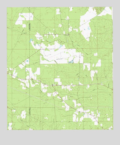 Beaver, LA USGS Topographic Map