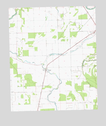 Midnight, MS USGS Topographic Map