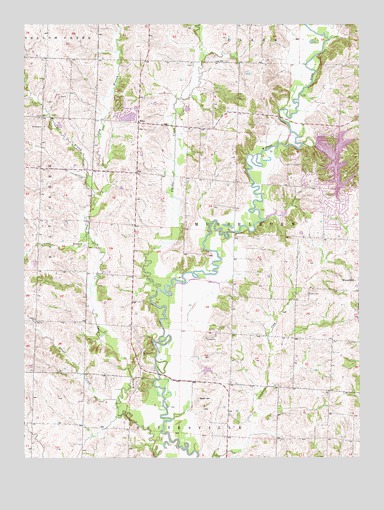 Mike, MO USGS Topographic Map