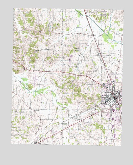 Milan, TN USGS Topographic Map
