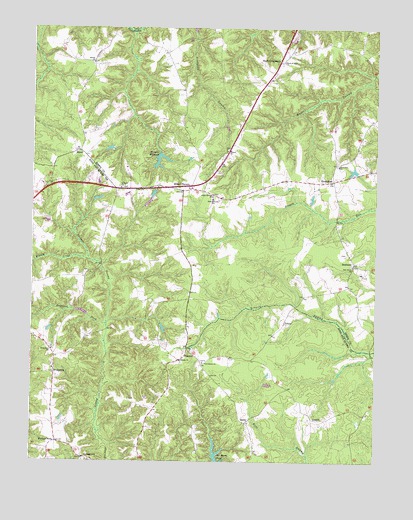 Millers Tavern, VA USGS Topographic Map