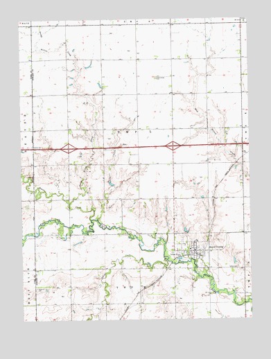 Beaver Crossing, NE USGS Topographic Map