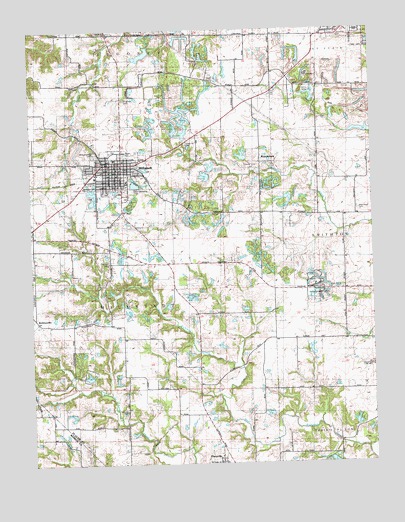 Millstadt, IL USGS Topographic Map