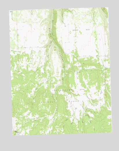 Beaver Park, CO USGS Topographic Map