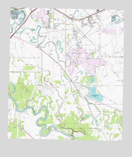 Missouri City, TX USGS Topographic Map