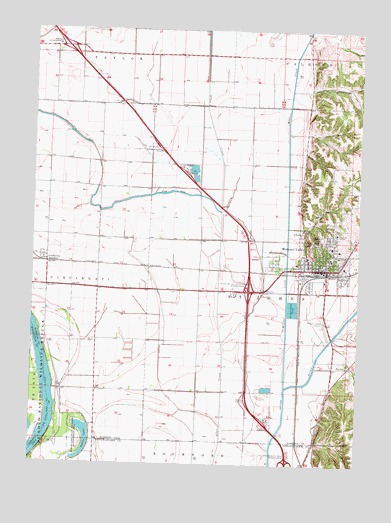 Missouri Valley, IA USGS Topographic Map