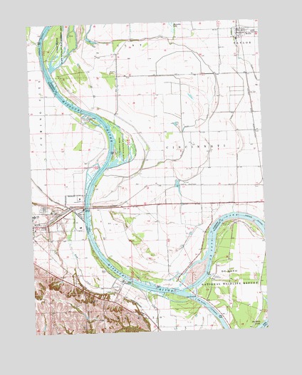 Modale, IA USGS Topographic Map