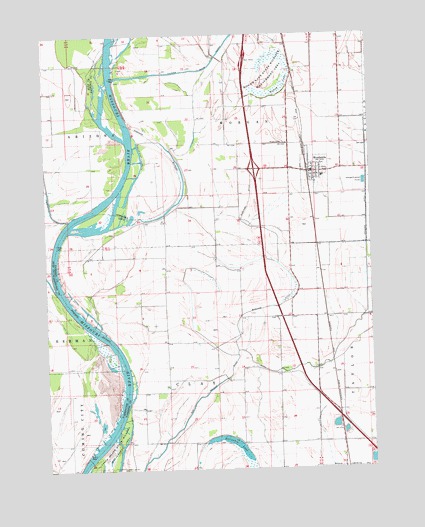 Mondamin, IA USGS Topographic Map