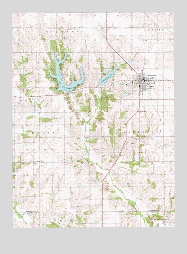 Montezuma, IA USGS Topographic Map