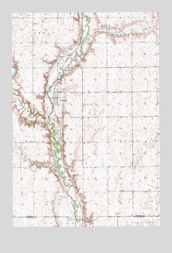 Montpelier, ND USGS Topographic Map