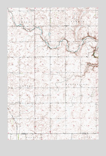 Montpelier NW, ND USGS Topographic Map