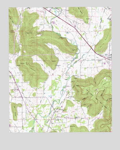 Moontown, AL USGS Topographic Map