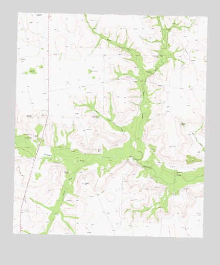 Moore Hill, TX USGS Topographic Map