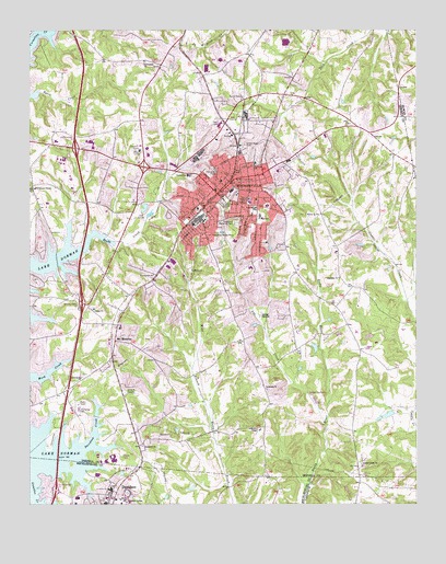 Mooresville, NC USGS Topographic Map