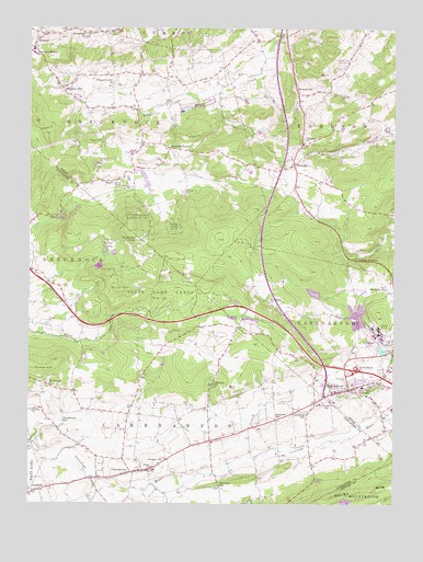 Morgantown, PA USGS Topographic Map
