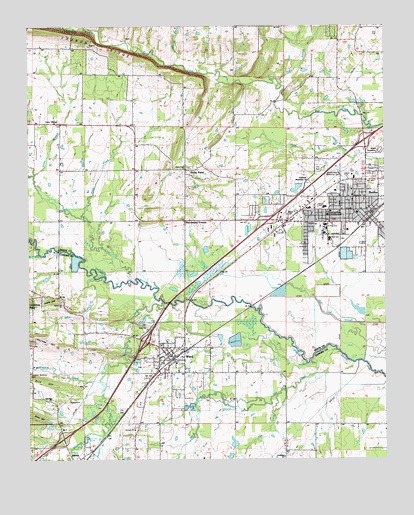 Beebe, AR USGS Topographic Map