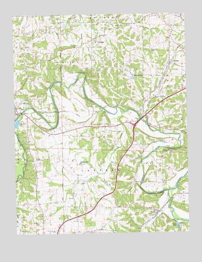 Moselle, MO USGS Topographic Map