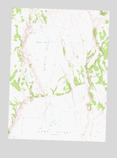 Mosquito Valley, NV USGS Topographic Map