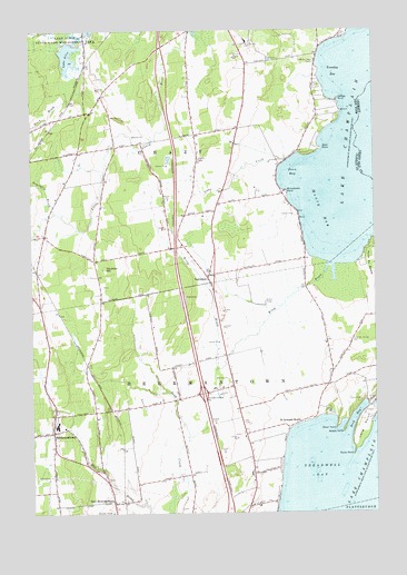 Beekmantown, NY USGS Topographic Map