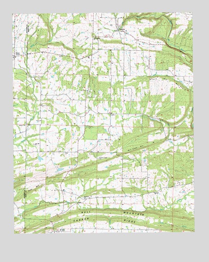 Mount Vernon, AR USGS Topographic Map