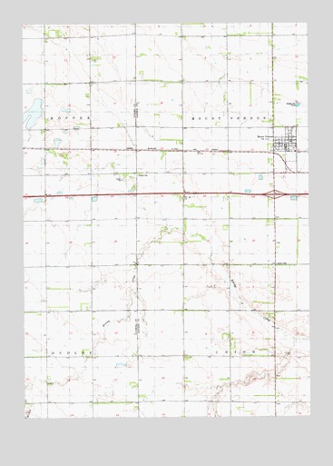 Mount Vernon, SD USGS Topographic Map