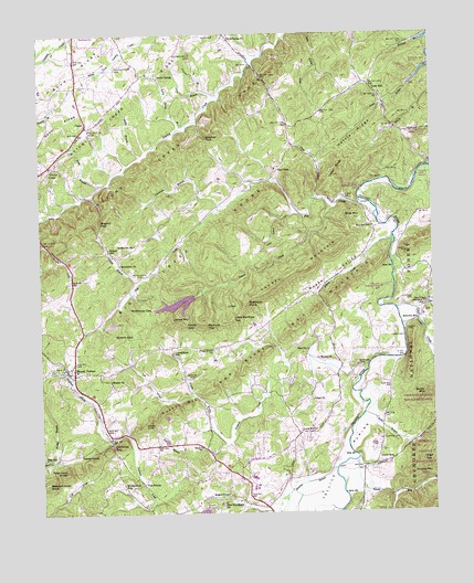 Mount Vernon, TN USGS Topographic Map