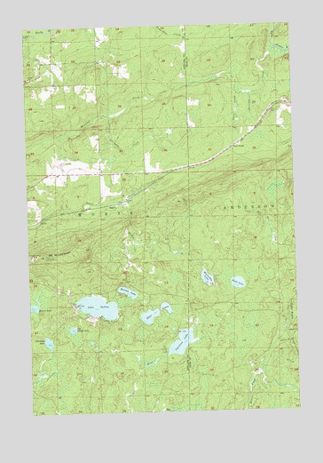 Mount Whittlesey, WI USGS Topographic Map