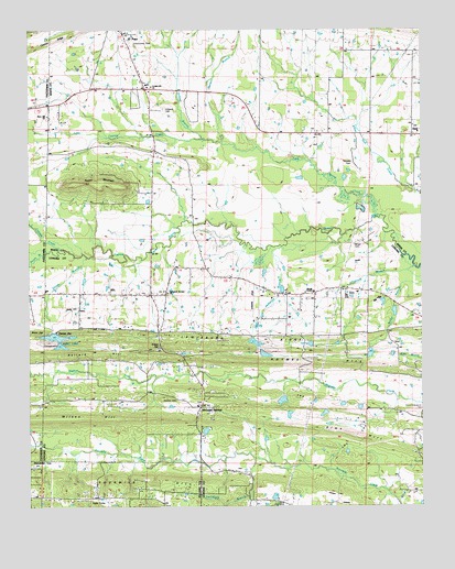 Mountain Springs, AR USGS Topographic Map