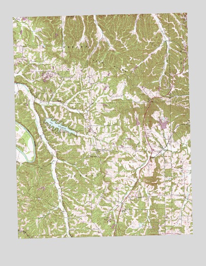 Belews Creek, MO USGS Topographic Map