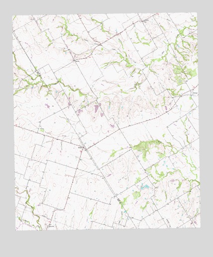 Belfalls, TX USGS Topographic Map