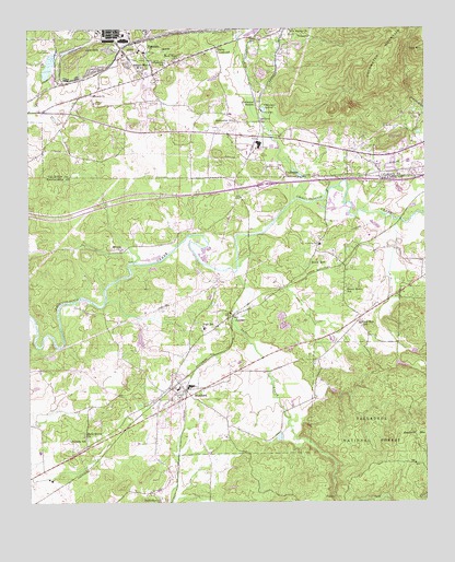 Munford, AL USGS Topographic Map