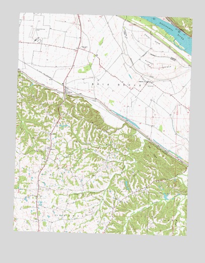 Belgique, MO USGS Topographic Map