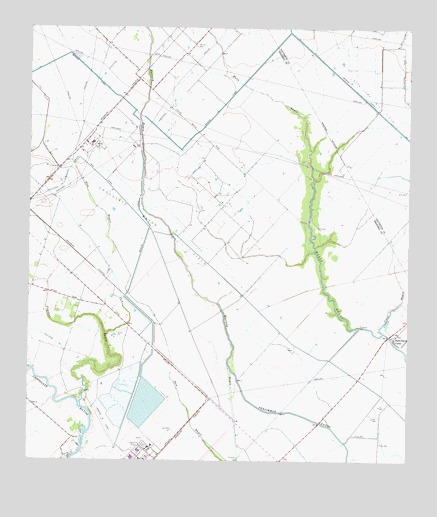 Mustang Bayou, TX USGS Topographic Map