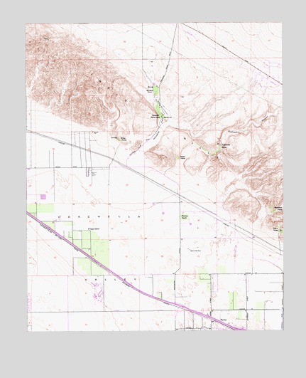Myoma, CA USGS Topographic Map