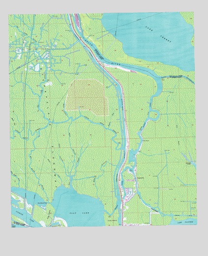 Napoleonville SW, LA USGS Topographic Map