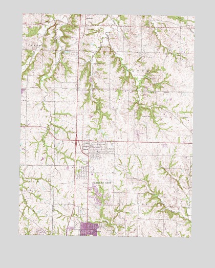 Nashua, MO USGS Topographic Map