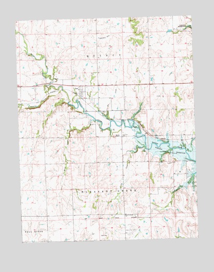 Neal, KS USGS Topographic Map