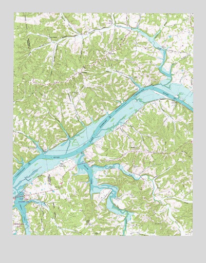 Needmore, TN USGS Topographic Map