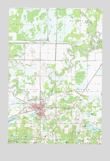 Aitkin, MN USGS Topographic Map