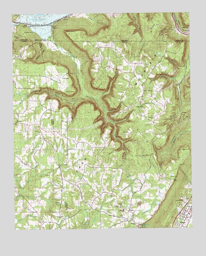 New Home, GA USGS Topographic Map