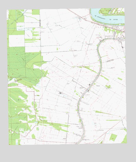 Belle Rose, LA USGS Topographic Map